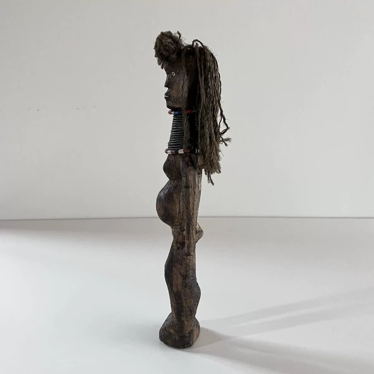 Vintage Kenya Turkana Hand-Carved Wooden Figure