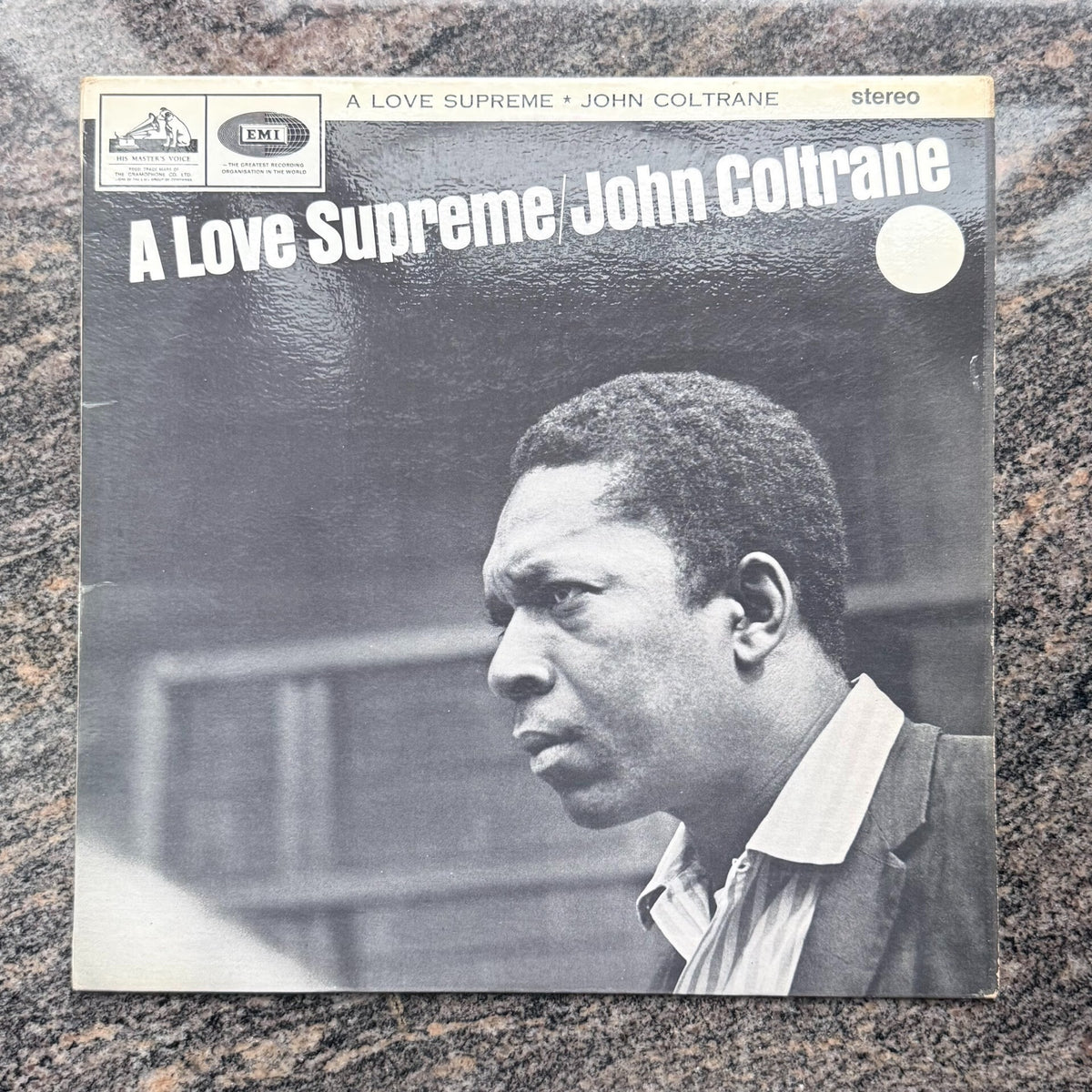 John Coltrane – A Love Supreme 1965 UK HMV Stereo First Press — original seller image