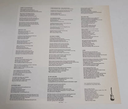 Dire Straits – Self-Titled – 1978 Japanese Vinyl LP