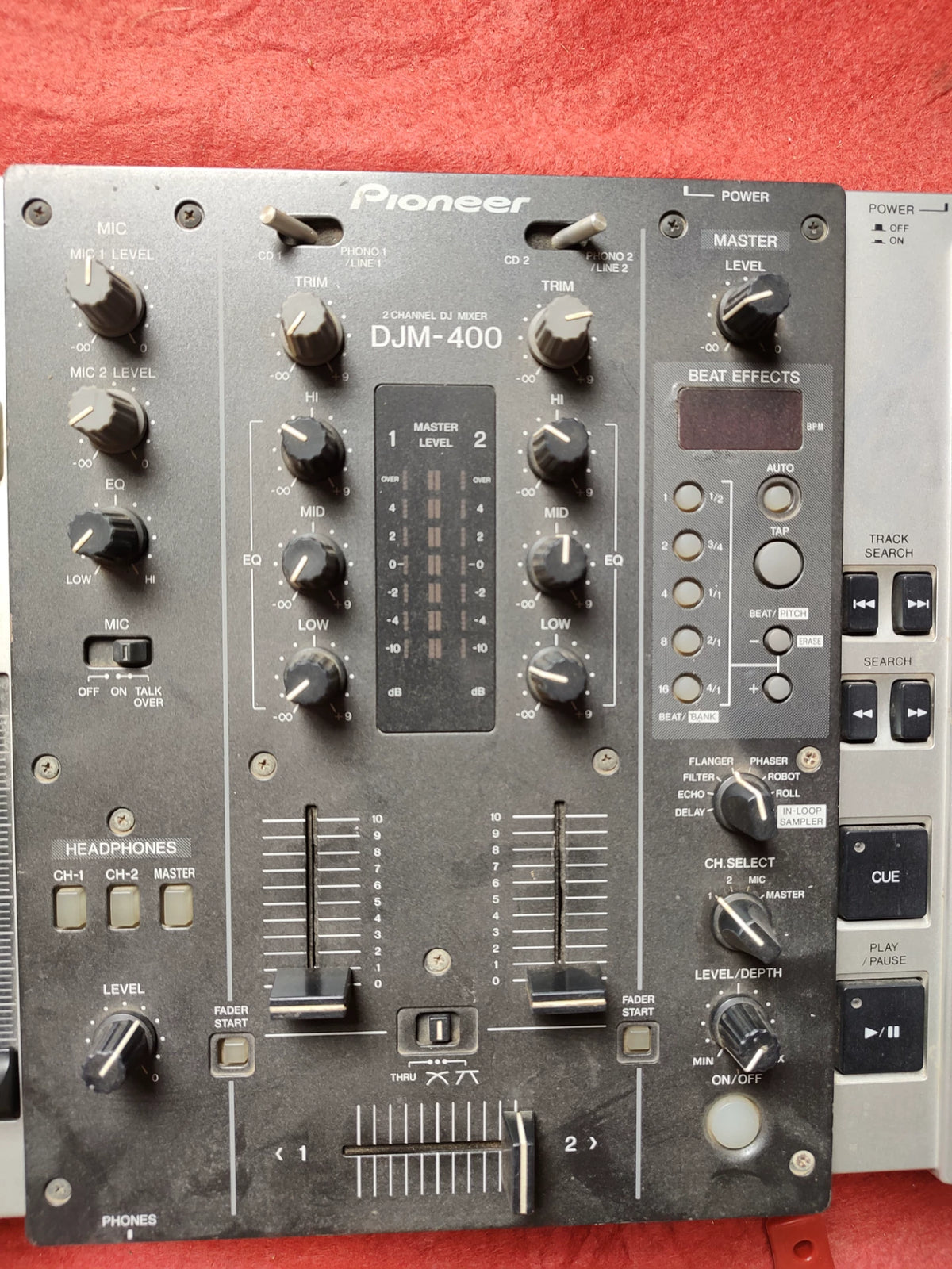 Pioneer CDJ-100S Pair & DJM-400 – Three-Piece DJ Set – actual item photograph 4