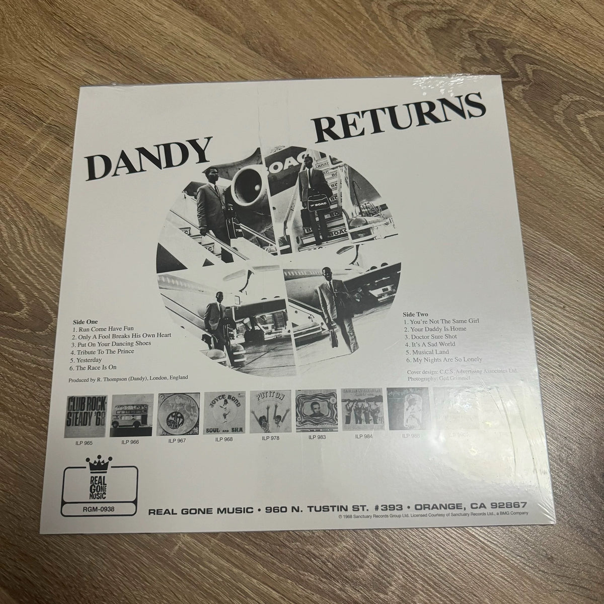Dandy Livingstone – Dandy Returns, Orange Vinyl (LP) – source photo 7