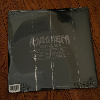 Lady Gaga Mayhem signed edition sealed vinyl back
