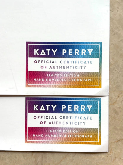 Katy Perry – PRISM Tour Numbered Poster & Program Set — detail 3
