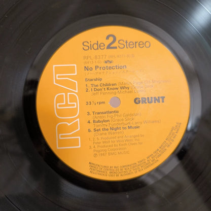 Starship – No Protection (1987 Japan LP with Poster)