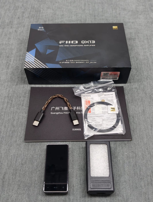 FiiO QX13 Portable DAC / Amp – Carbon-Fibre Edition – source photograph 2