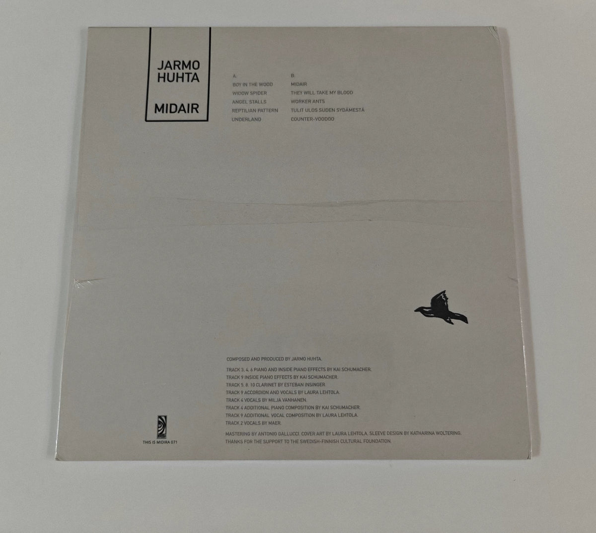 Jarmo Huhta – Midair, Transparent Blue Vinyl (LP) – photo 2