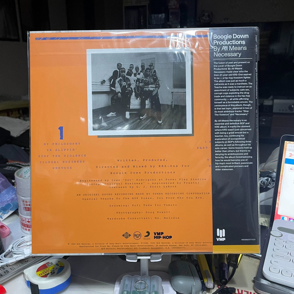 Boogie Down Productions – By All Means Necessary, VMP Orange Vinyl (LP) – photo 2