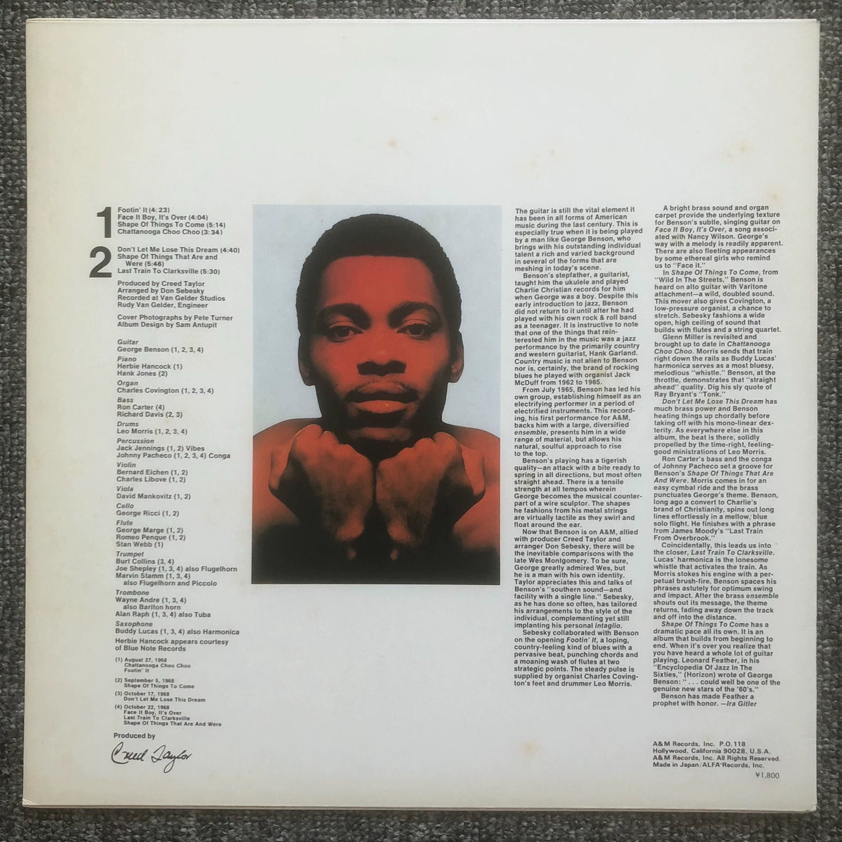George Benson – The Shape of Things to Come (LP) – photo 2