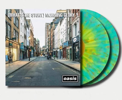 Oasis – (What's the Story) Morning Glory? 30th Anniversary – Blue/Green Splatter Vinyl (LP) — photo 3