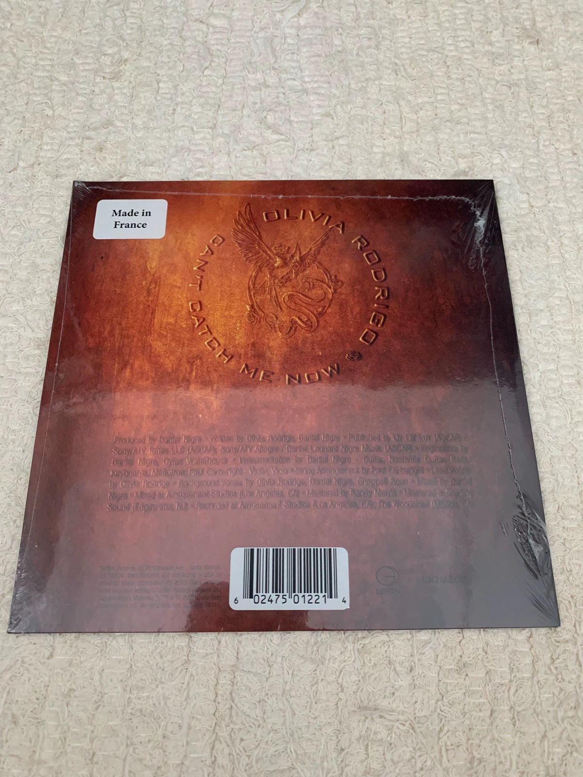 Olivia Rodrigo – Can't Catch Me Now – 7-Inch Vinyl – actual item photograph 2