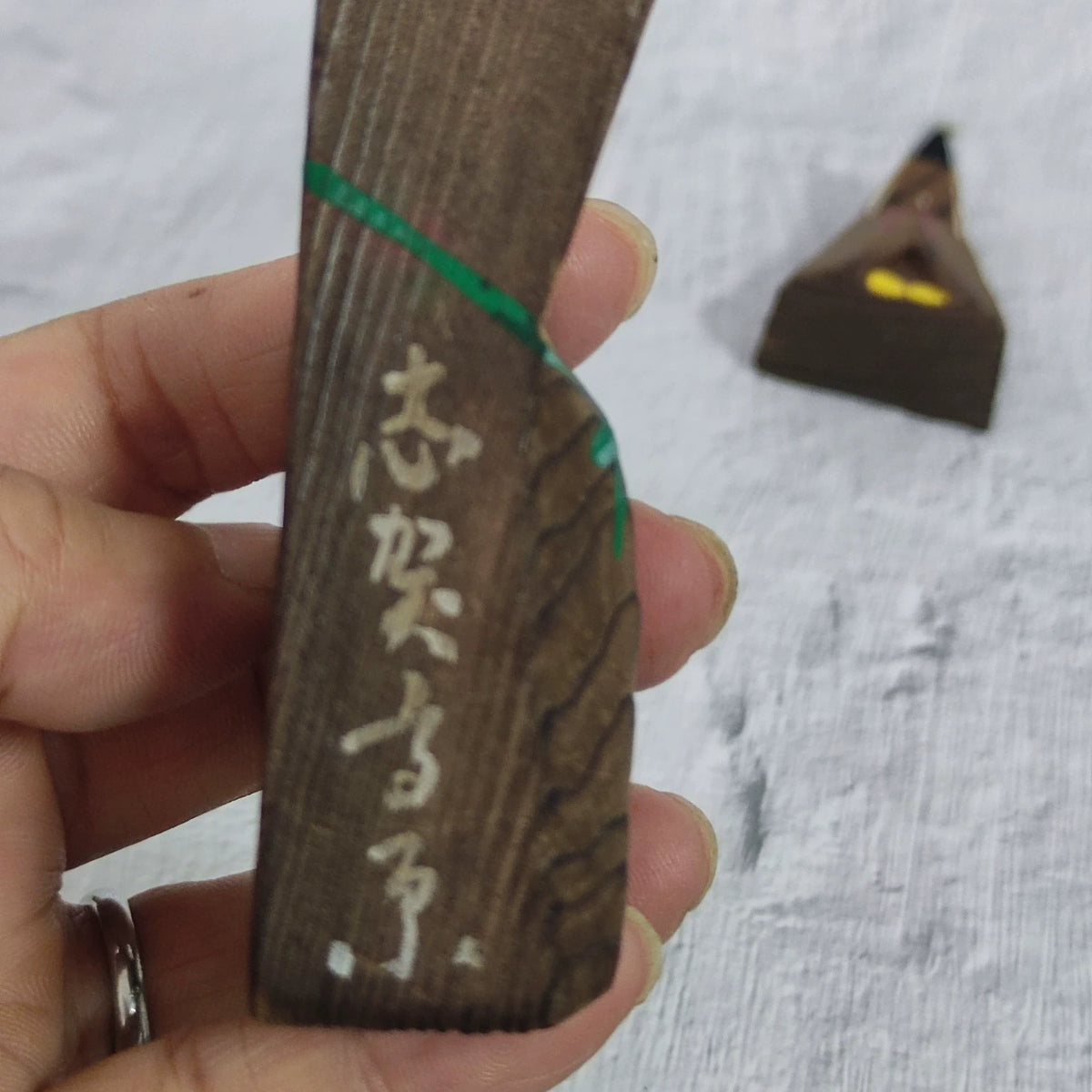 Pair of Triangular Wooden Couple Kokeshi – source photo 4