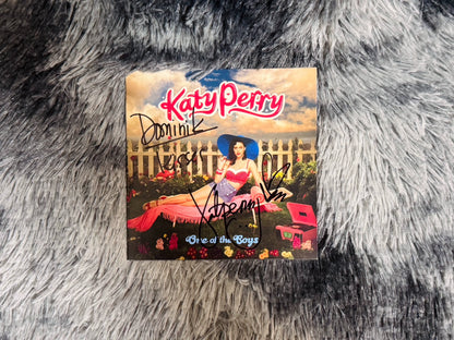 Katy Perry – One of the Boys Signed Vinyl & Signed CD Set