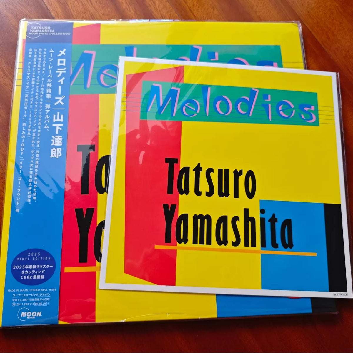 Tatsuro Yamashita – Melodies – 2025 Japanese 180g Vinyl LP