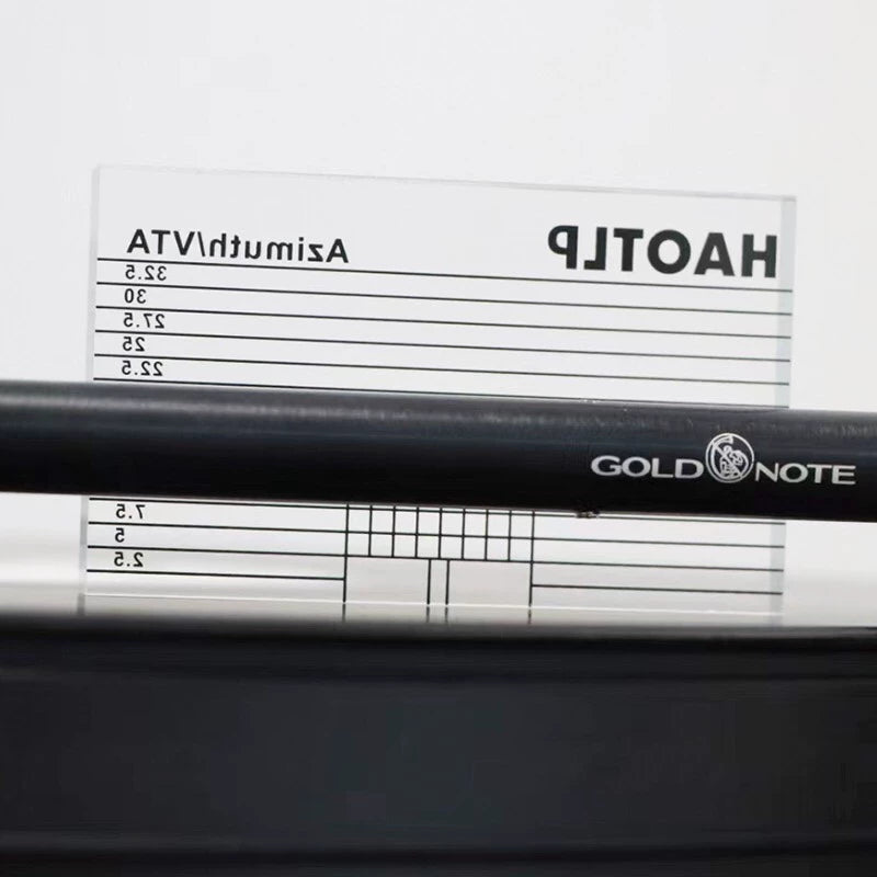 Acrylic VTA & Azimuth Turntable Alignment Block — photo 3