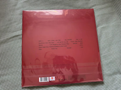 JENNIE – Ruby – Korean Opaque Red Vinyl LP, Sealed – back