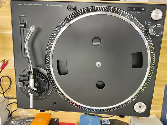 Pioneer DJ PLX-500-K – Black Turntable, New Open Box