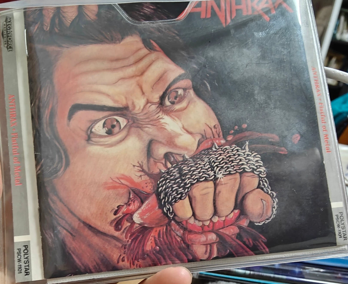 Anthrax – Fistful of Metal – Japanese CD with OBI – actual item photograph 1