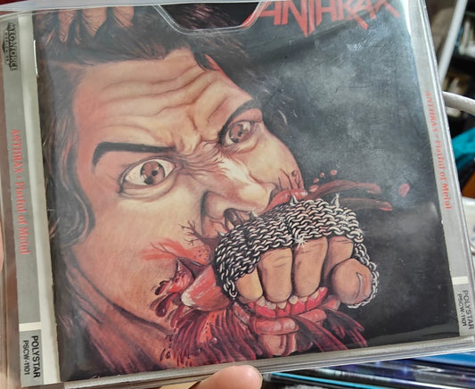 Anthrax – Fistful of Metal – Japanese CD with OBI – actual item photograph 1