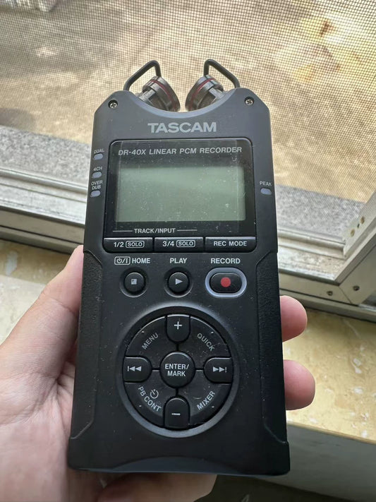 TASCAM DR-40X Four-Track Recorder, Unit Only – photo 1