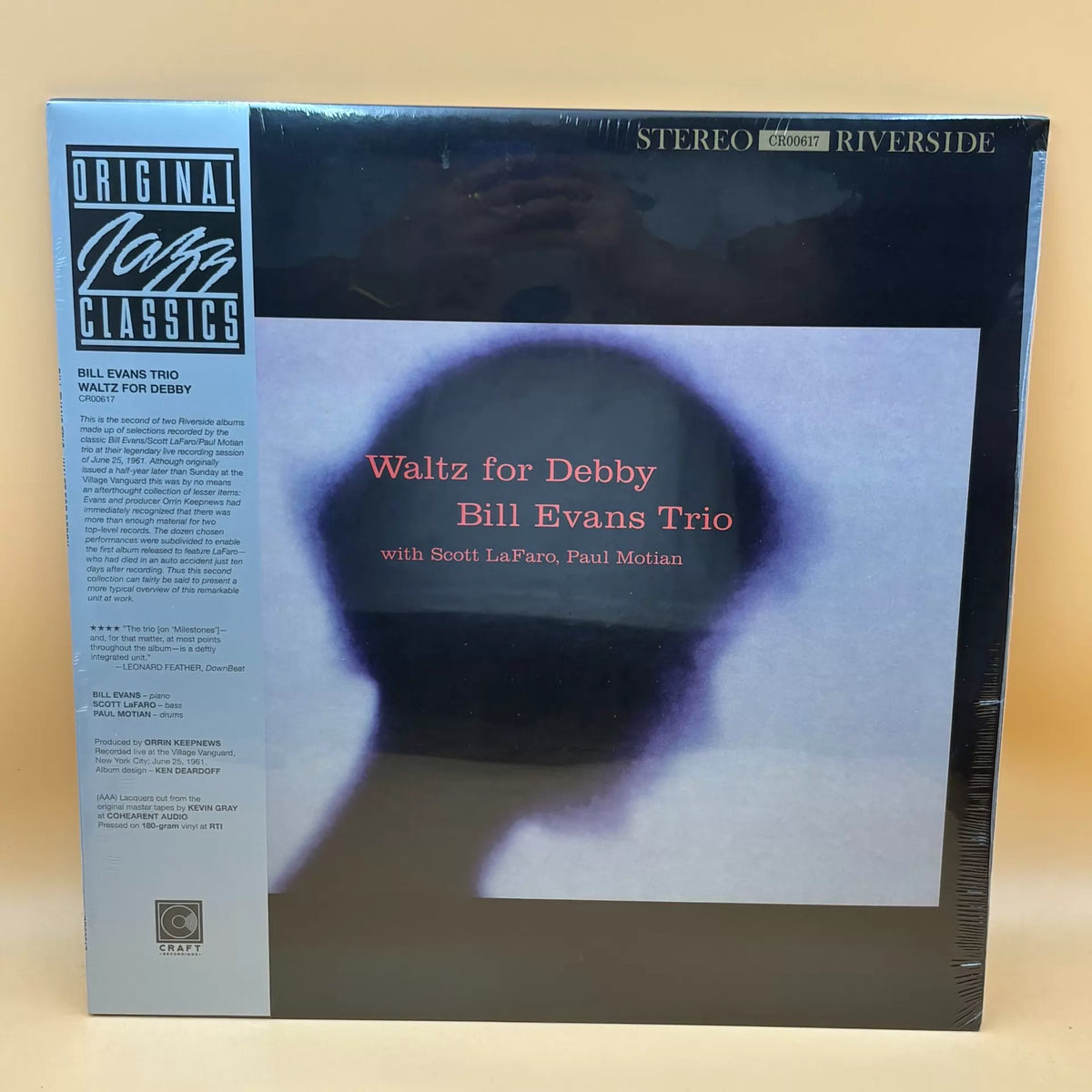 Bill Evans – Waltz for Debby – 2023 OJC 180g LP – actual item photograph 1
