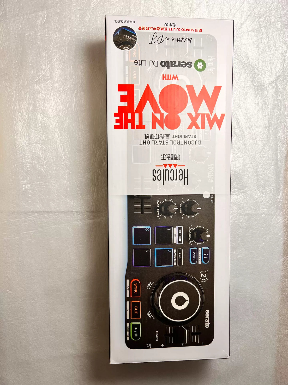 Hercules DJControl Starlight – Boxed USB DJ Controller – actual item photograph 4
