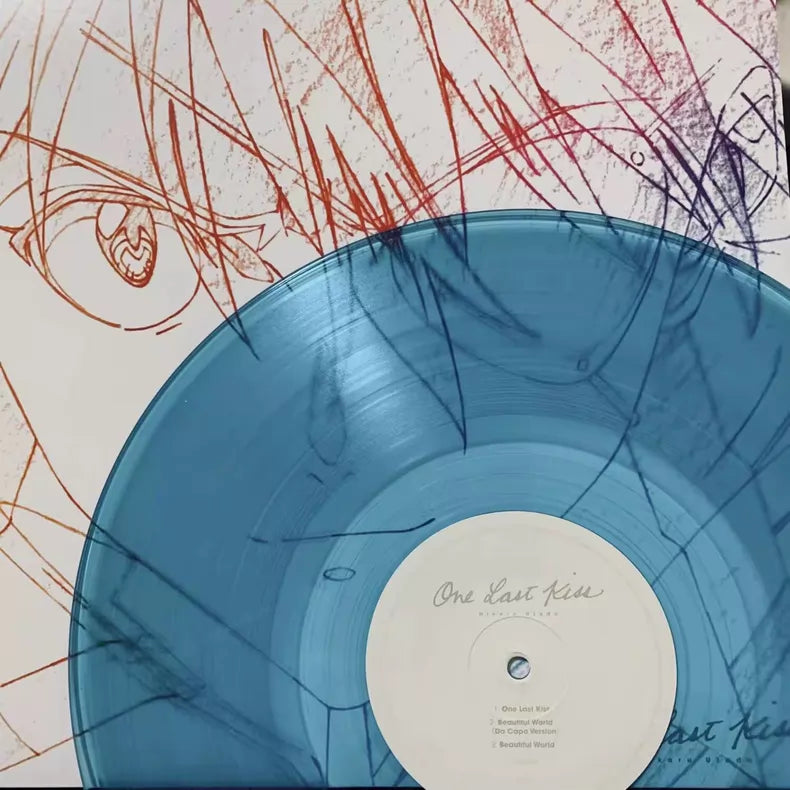 Hikaru Utada – One Last Kiss – Asuka Cover Crystal Blue Vinyl (LP)