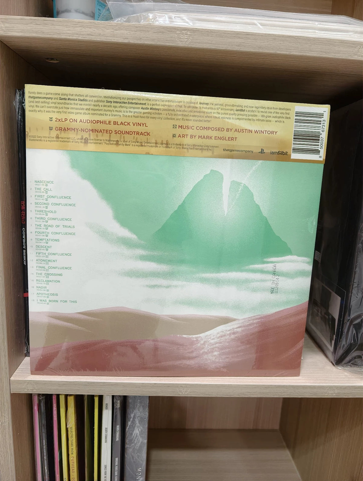 Austin Wintory – Journey – 10th Anniversary 2LP – actual item photograph 2