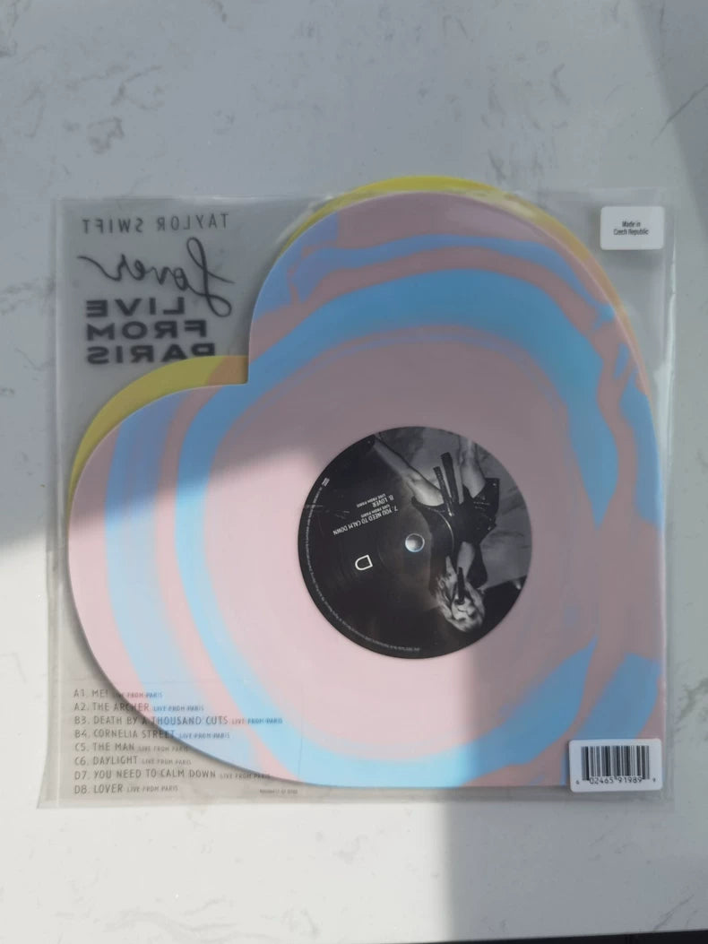 Taylor Swift – Lover: Live from Paris Heart-Shaped Vinyl 2LP