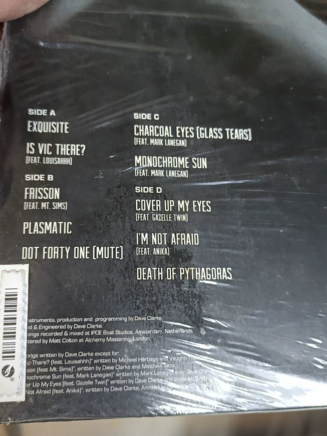 Dave Clarke – The Desecration Of Desire; actual item detail