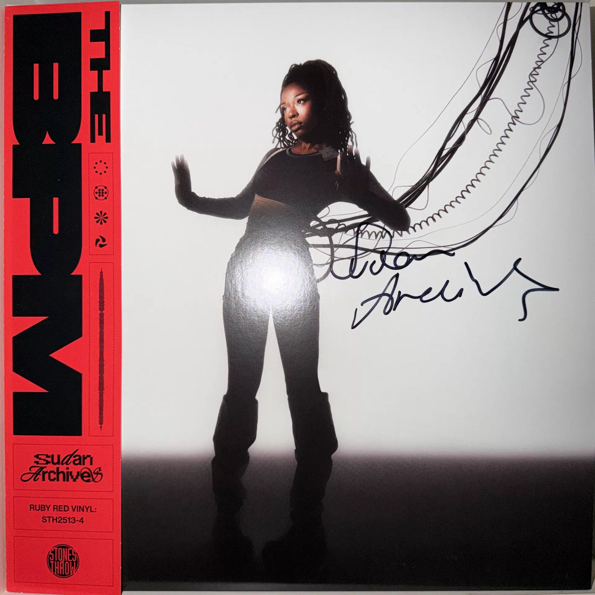 Sudan Archives – The BPM – Signed Red Vinyl – actual item photograph 1