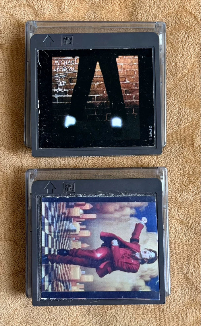 Michael Jackson – Off the Wall / Blood on the Dance Floor – MiniDisc Bundle – actual product photo 1