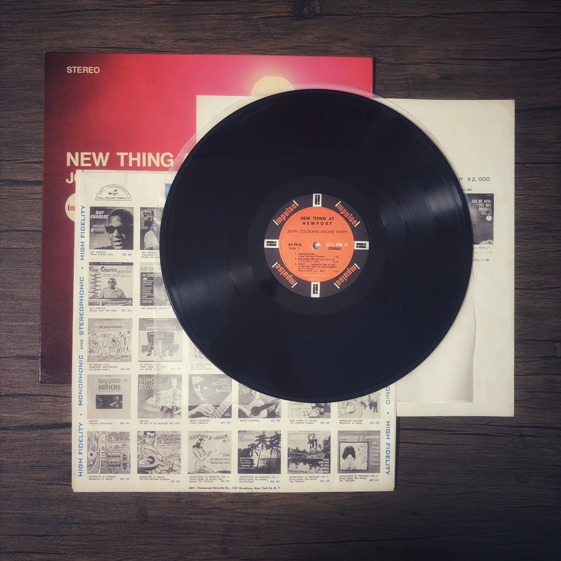 John Coltrane / Archie Shepp – New Thing at Newport US First-Press Vinyl LP