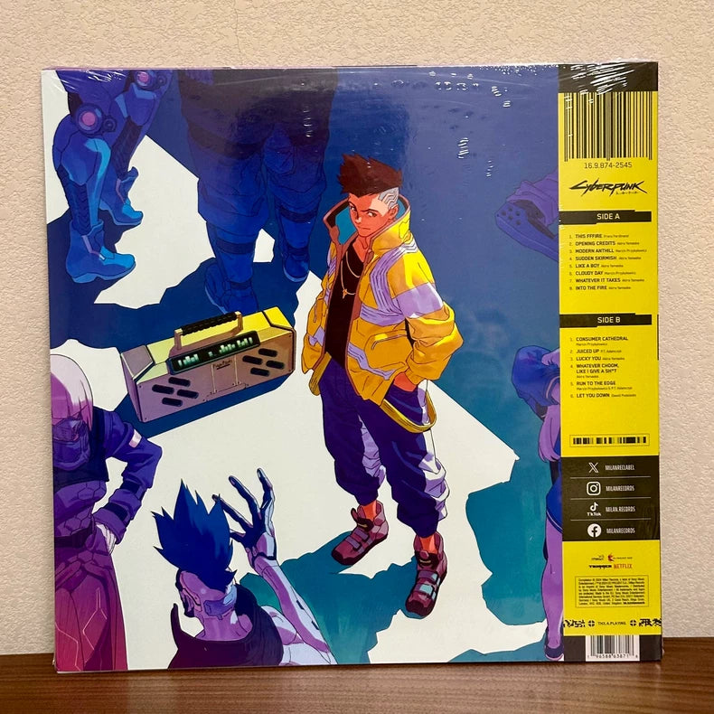 Cyberpunk: Edgerunners – Original Series Soundtrack Purple Marble Vinyl LP — detail 2