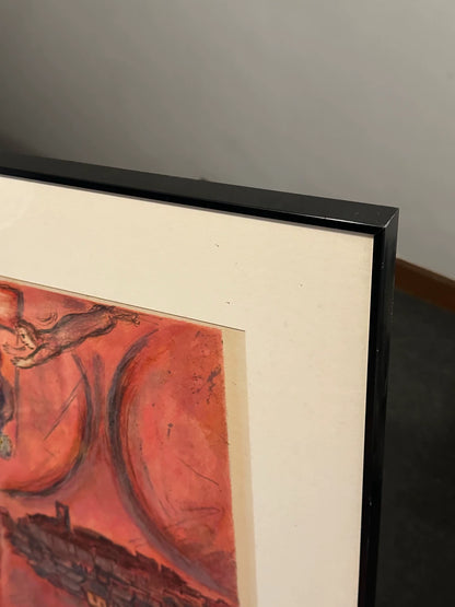 Marc Chagall – Le Cantique des Cantiques, Framed Exhibition Poster – actual item photograph 4