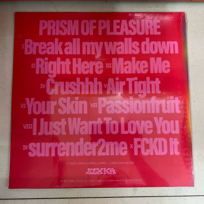 Elkka – Prism of Pleasure, Pink Marbled Vinyl (LP) – photograph 2