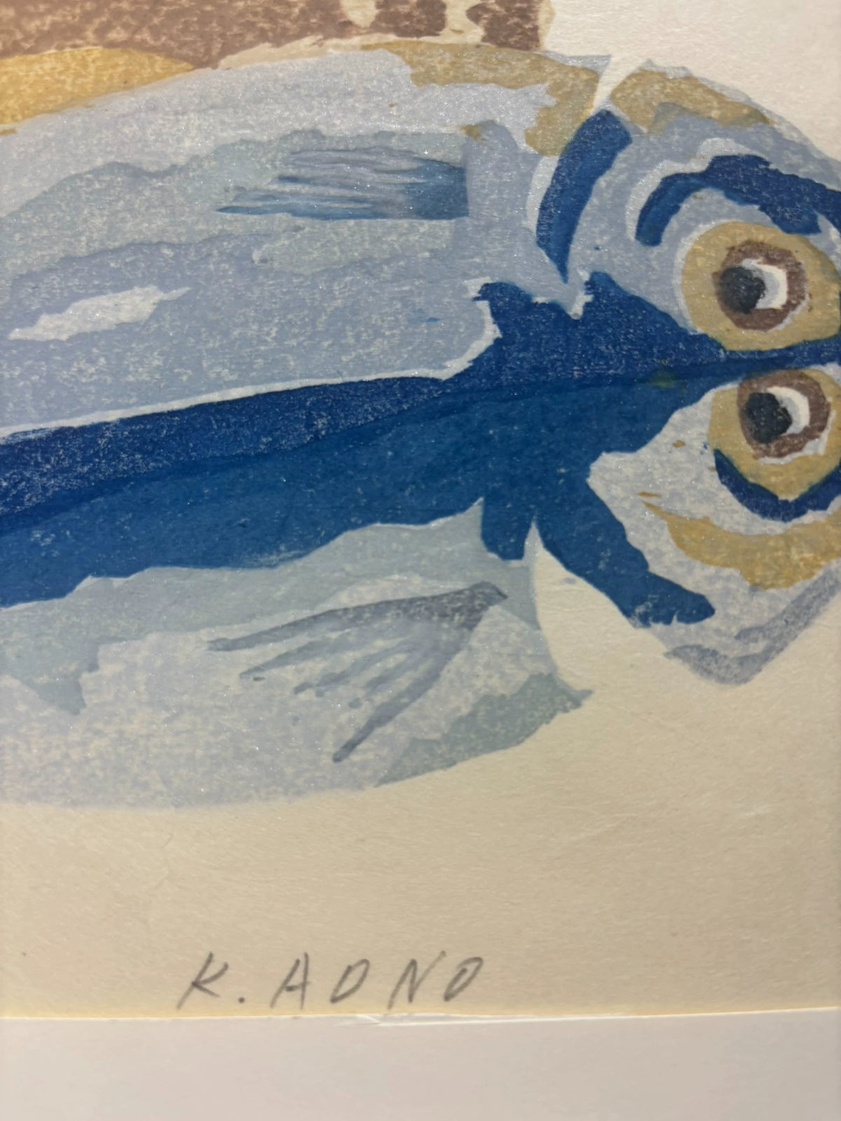 Dried Fish – Signed Japanese Colour Woodblock Print 6/13 – detail 5