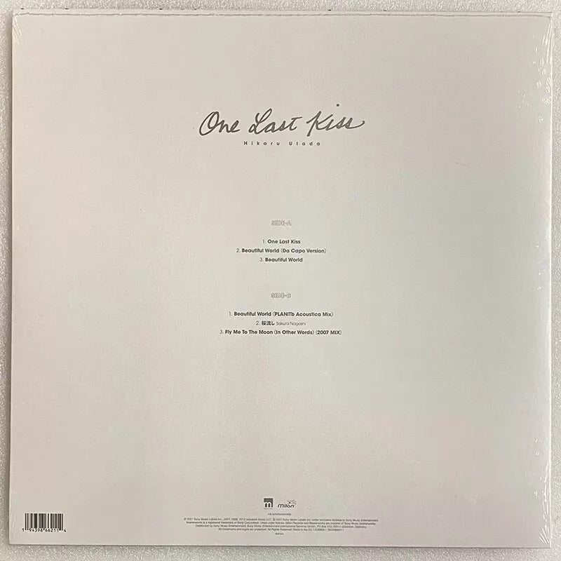 Hikaru Utada – One Last Kiss – Blue Vinyl (LP) — photo 3