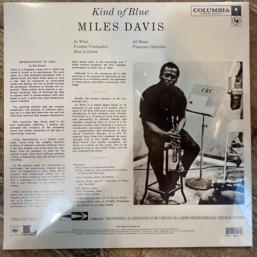Miles Davis – Kind of Blue – 180g Vinyl (LP)