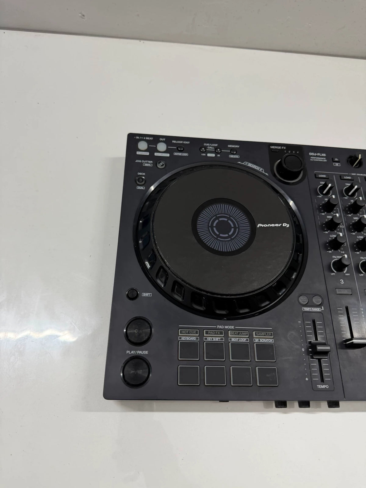 Pioneer DJ DDJ-FLX6 – Black DJ Controller, July 2021 – actual item photograph 2