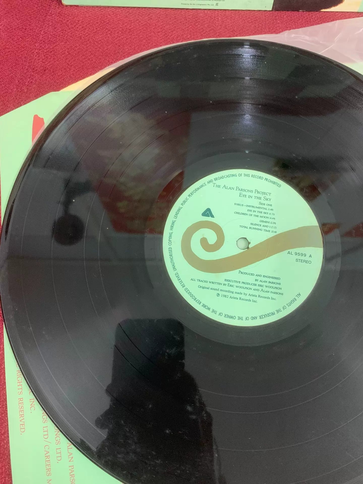 The Alan Parsons Project – Eye in the Sky UK First-Press Vinyl LP