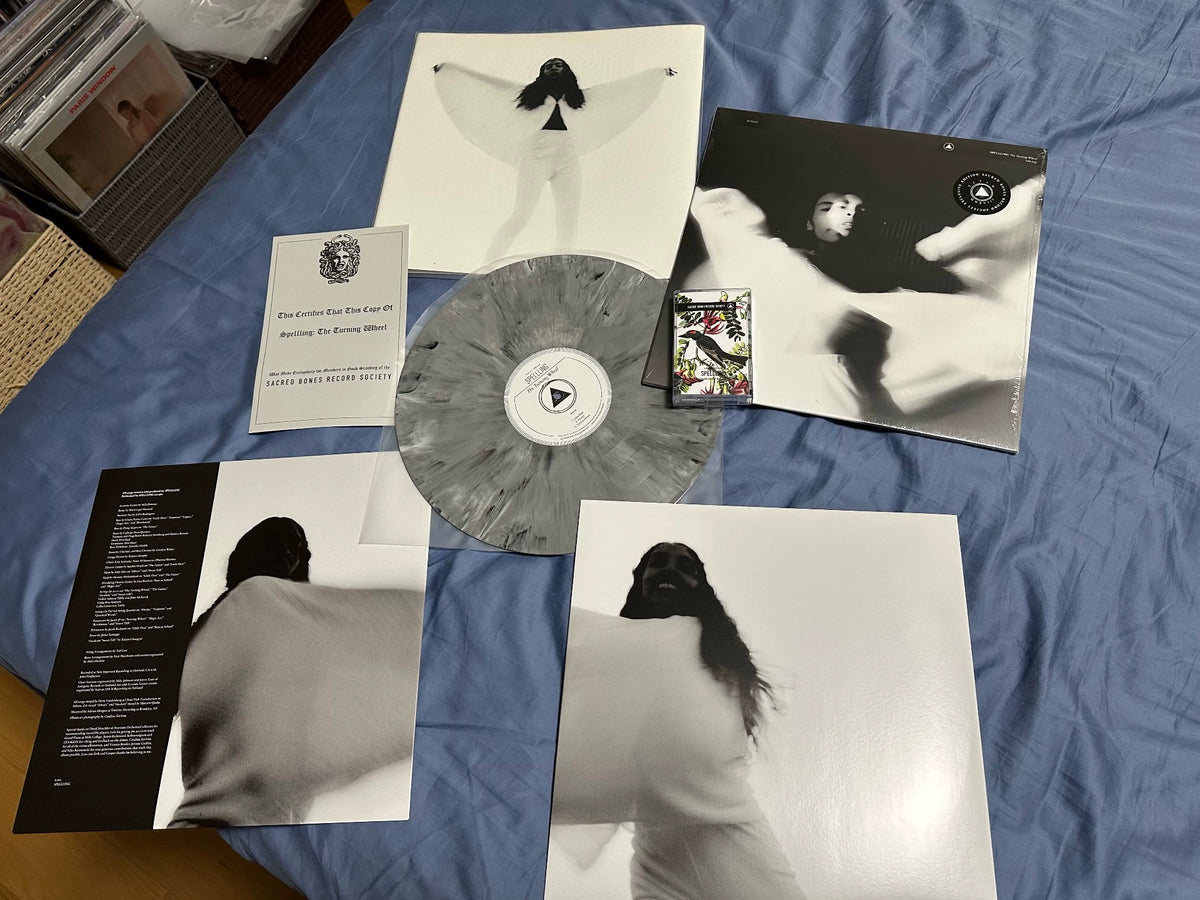 SPELLLING – The Turning Wheel – Record Society Marble 2LP + Cassette