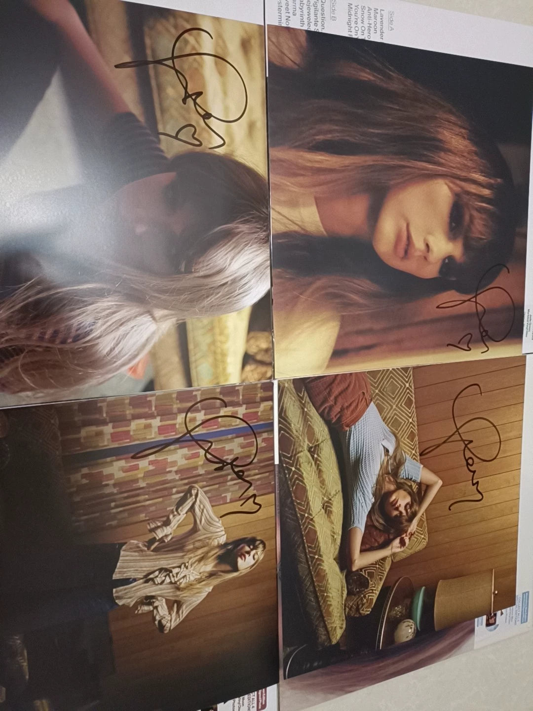Taylor Swift – Midnights Four Signed Vinyl & Clock Collector Set