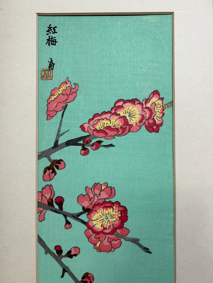 Tomikichiro Tokuriki – Two Signed Woodblock Prints in One Frame