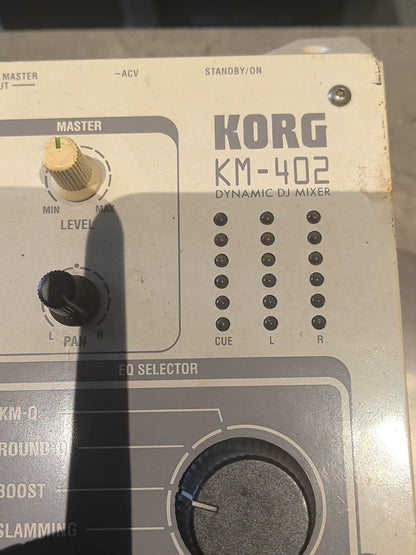 KORG KM-402 4-Channel DJ Mixer 2