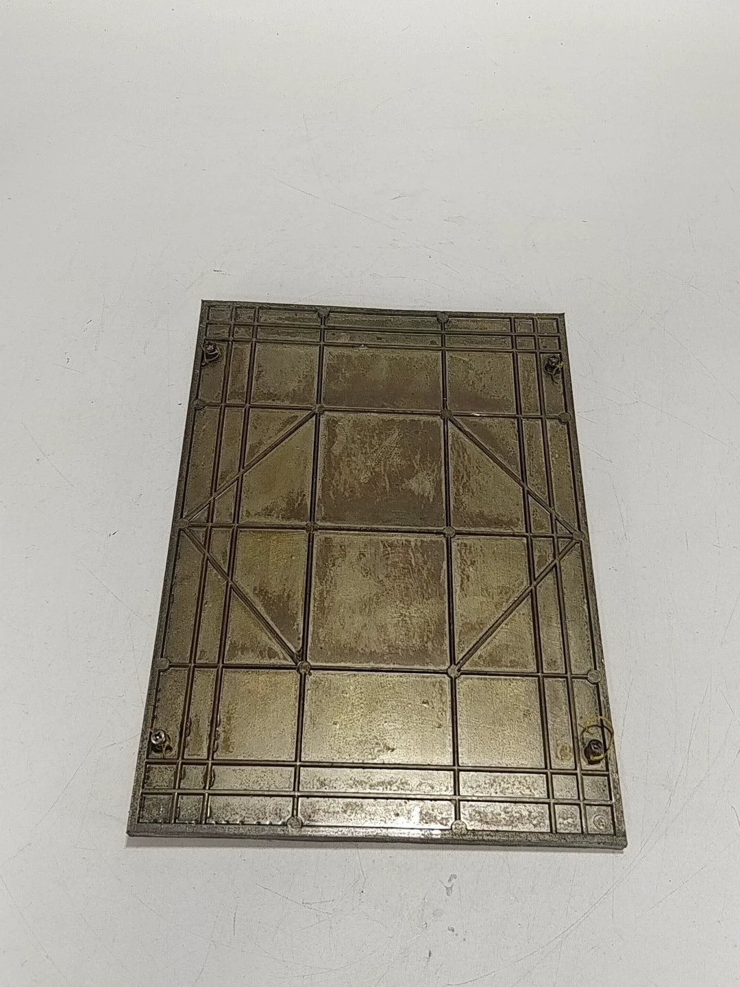 Tiger and Bamboo – Japanese Vintage Metal Relief Panel – detail 7