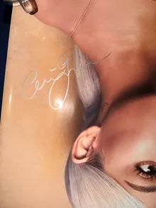 Ariana Grande – Sweetener Silver Signed Poster