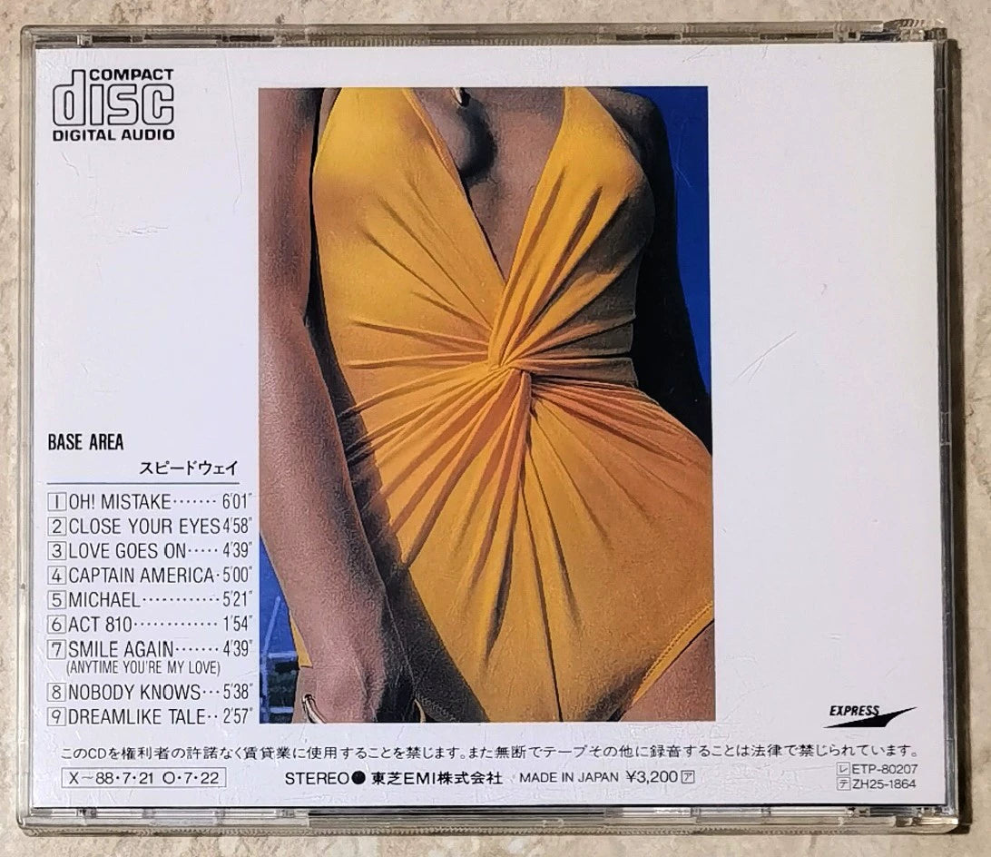 Speedway – Base Area – Japan CA32-1502 CD