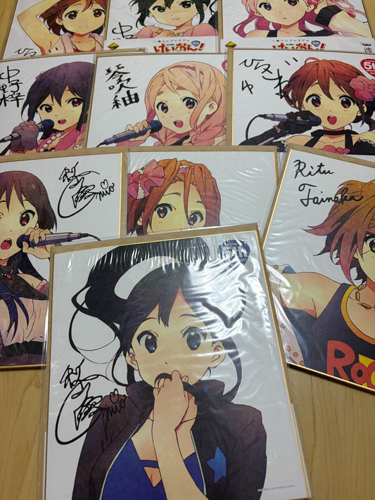 K-On! 5th Anniversary Illustration Board Complete 10-Piece Set