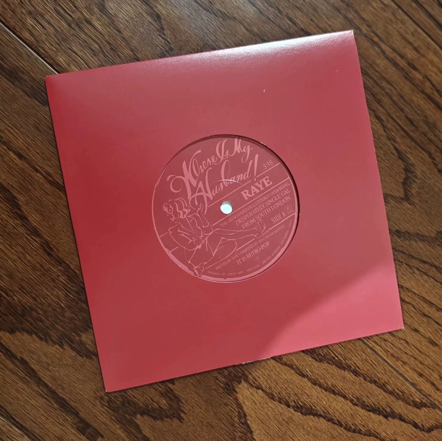 RAYE – Where Is My Husband! Red Vinyl 7-Inch Single