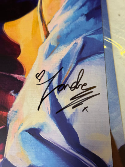 Lorde signed vinyl detail